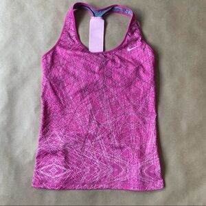 Nike Dri Fit Women's JDI Elastic Strap Racerback Tennis Running Tank Top Small